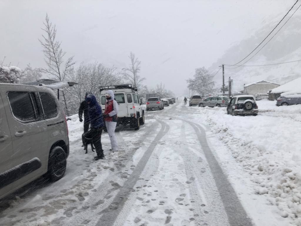 Temporal de frío y nieve en Asturias