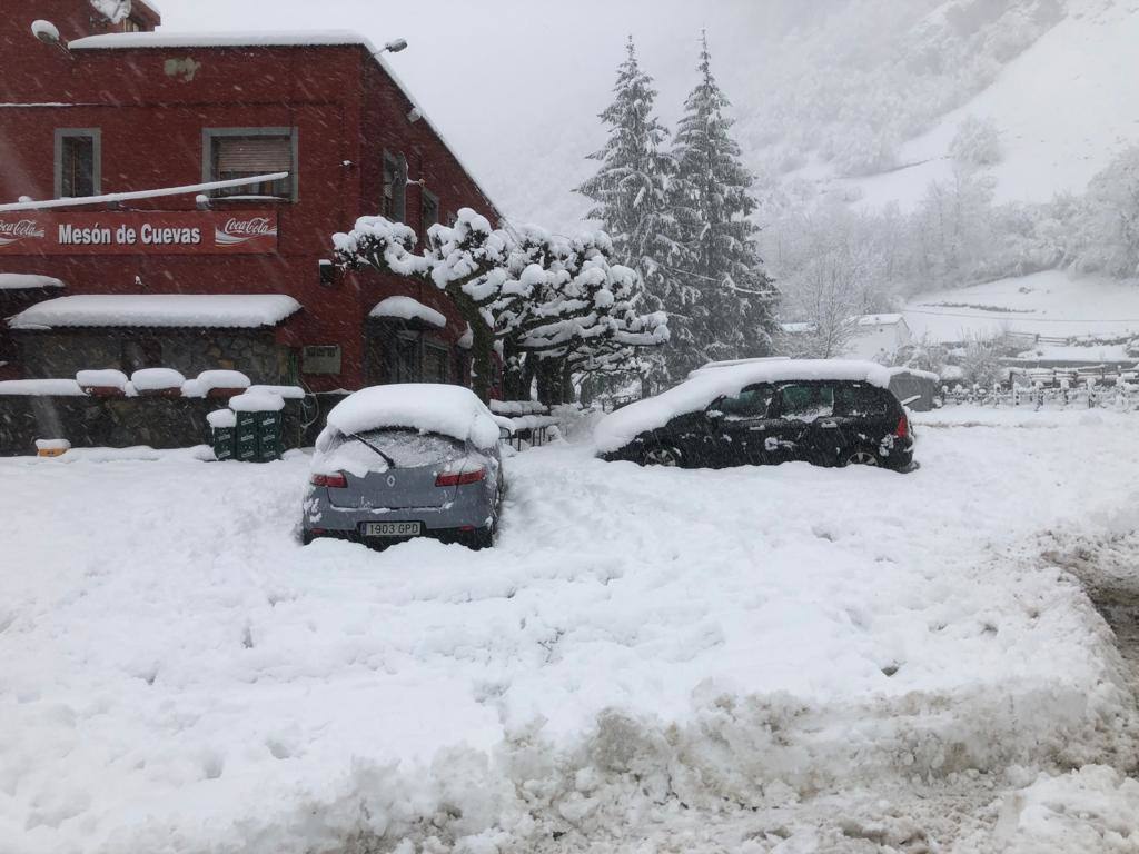 Temporal de frío y nieve en Asturias