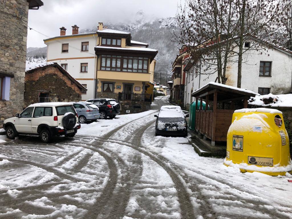 Temporal de frío y nieve en Asturias