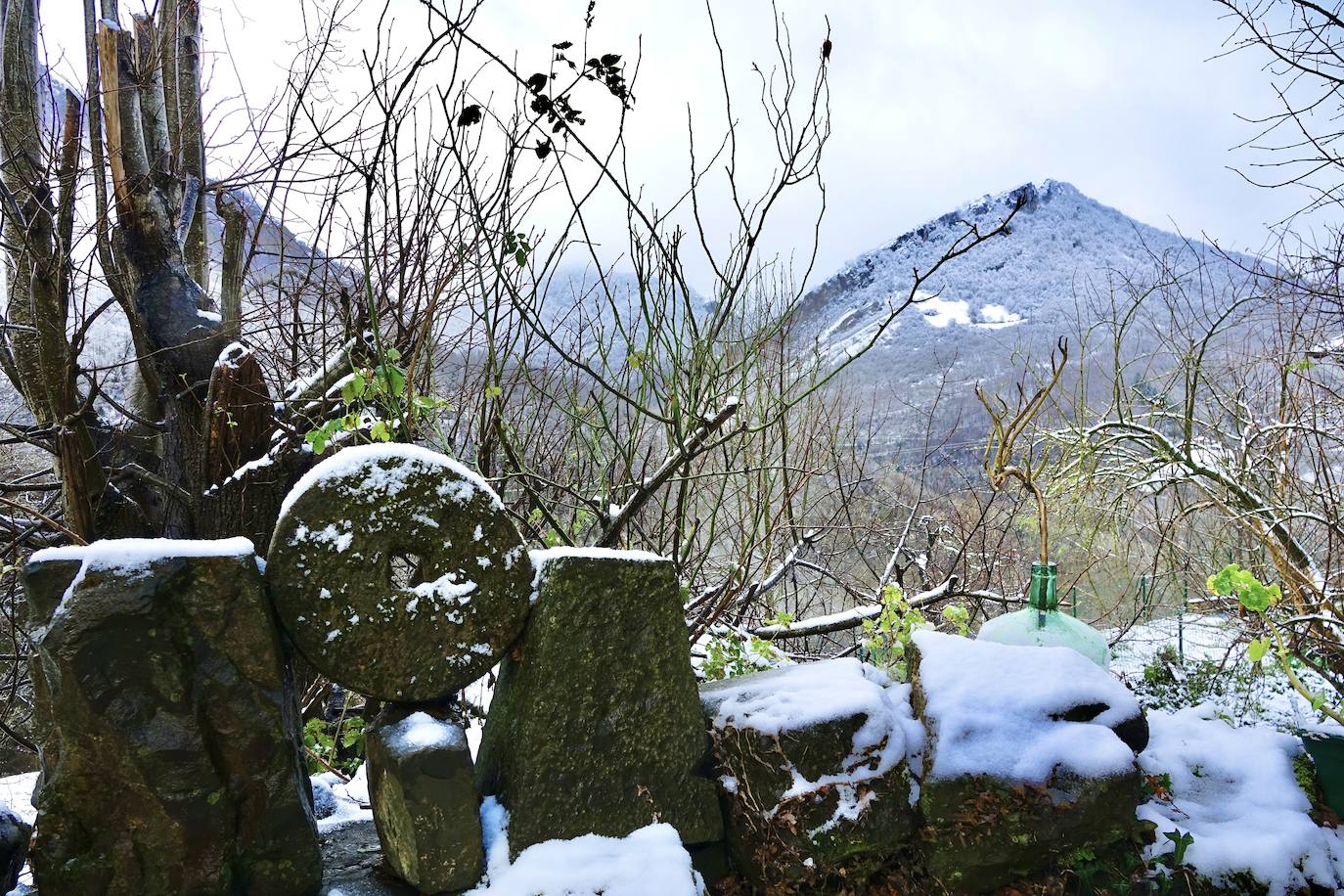 Temporal de frío y nieve en Asturias