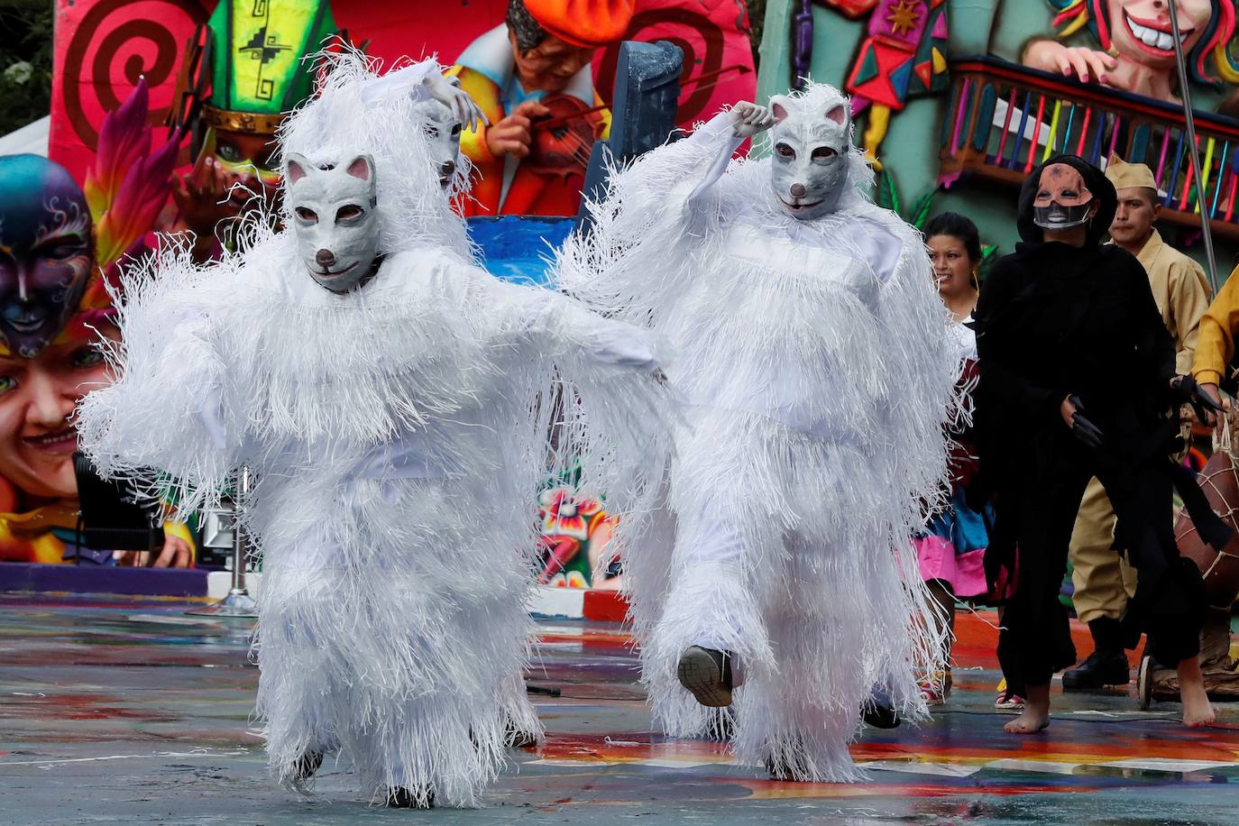 El Carnaval de Negros y Blancos, Patrimonio Cultural Inmaterial de la Humanidad, se celebra estos días con restricciones en el sur de Colombia 
