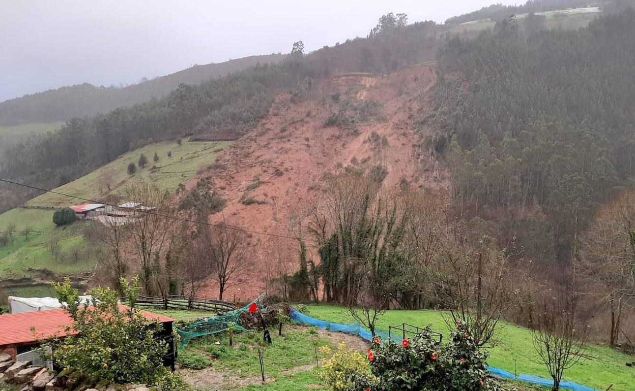 Estado actual de la ladera 