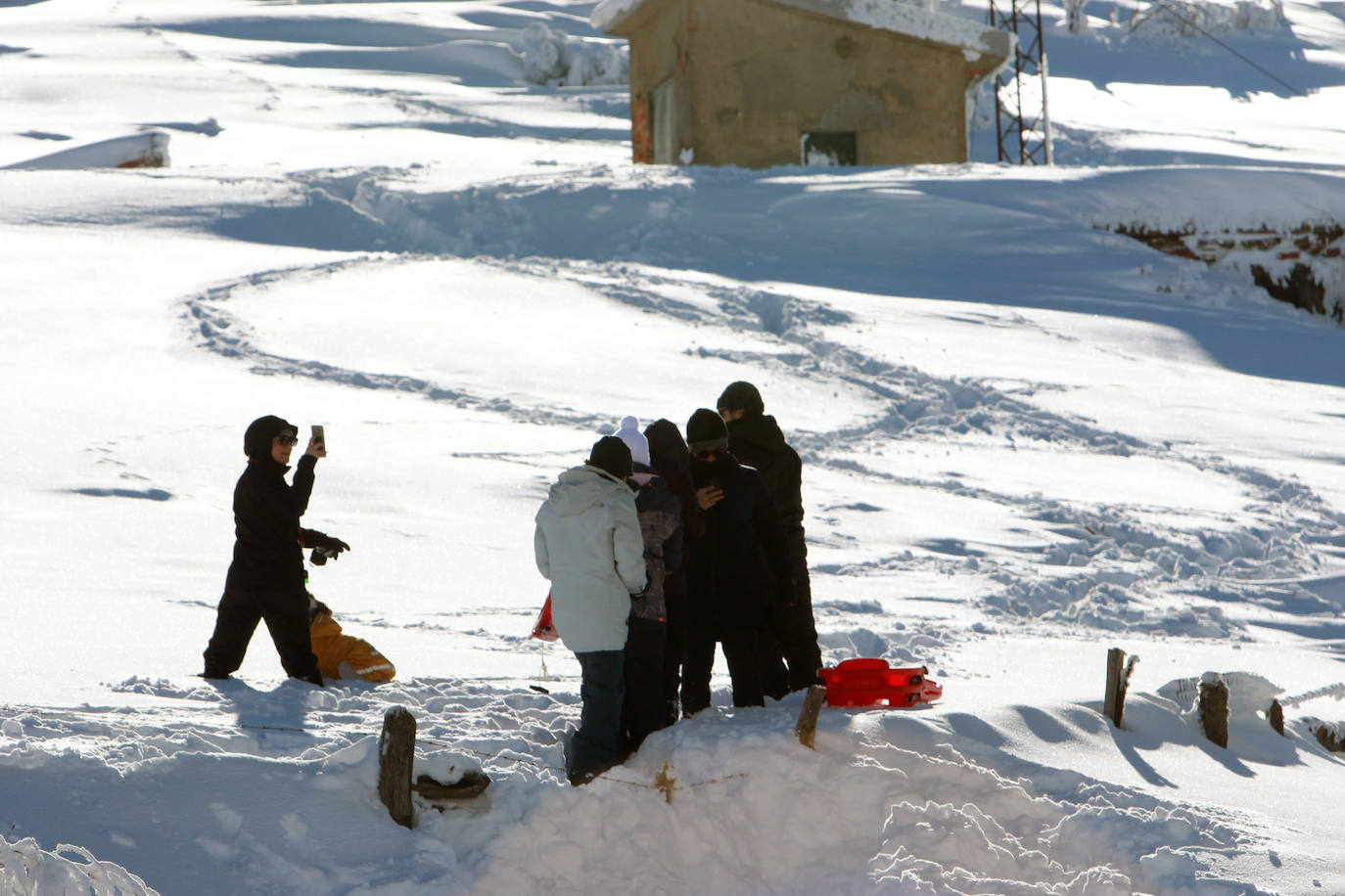 Gran afluencia en la estación de esquí en el Día de Reyes. Completó su aforo diario de 1.200 personas antes del mediodía