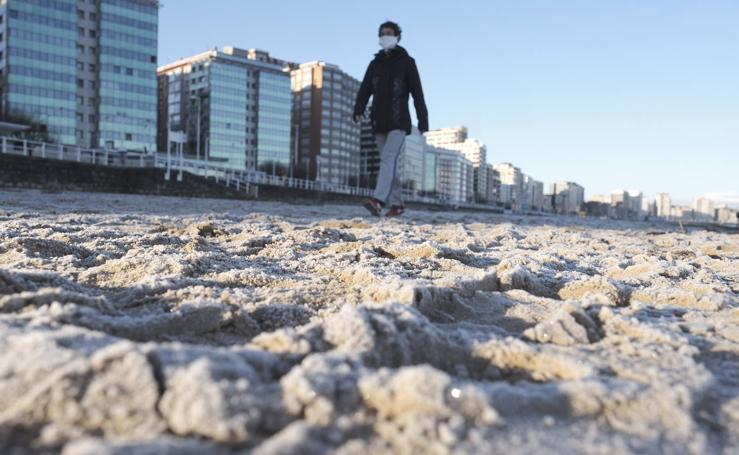 Temperaturas gélidas en Asturias