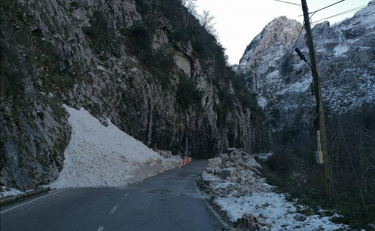 Una carretera de Ponga 