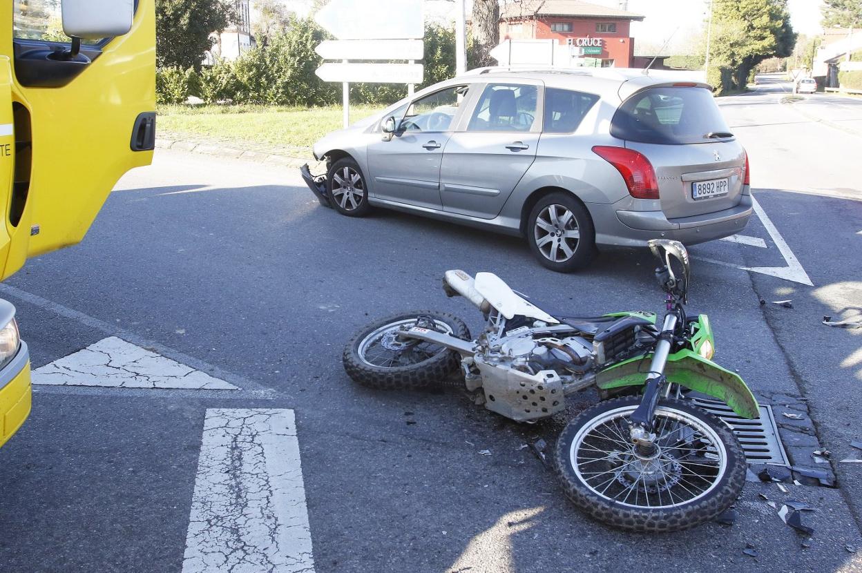 Los dos vehículos implicados en el accidente. 