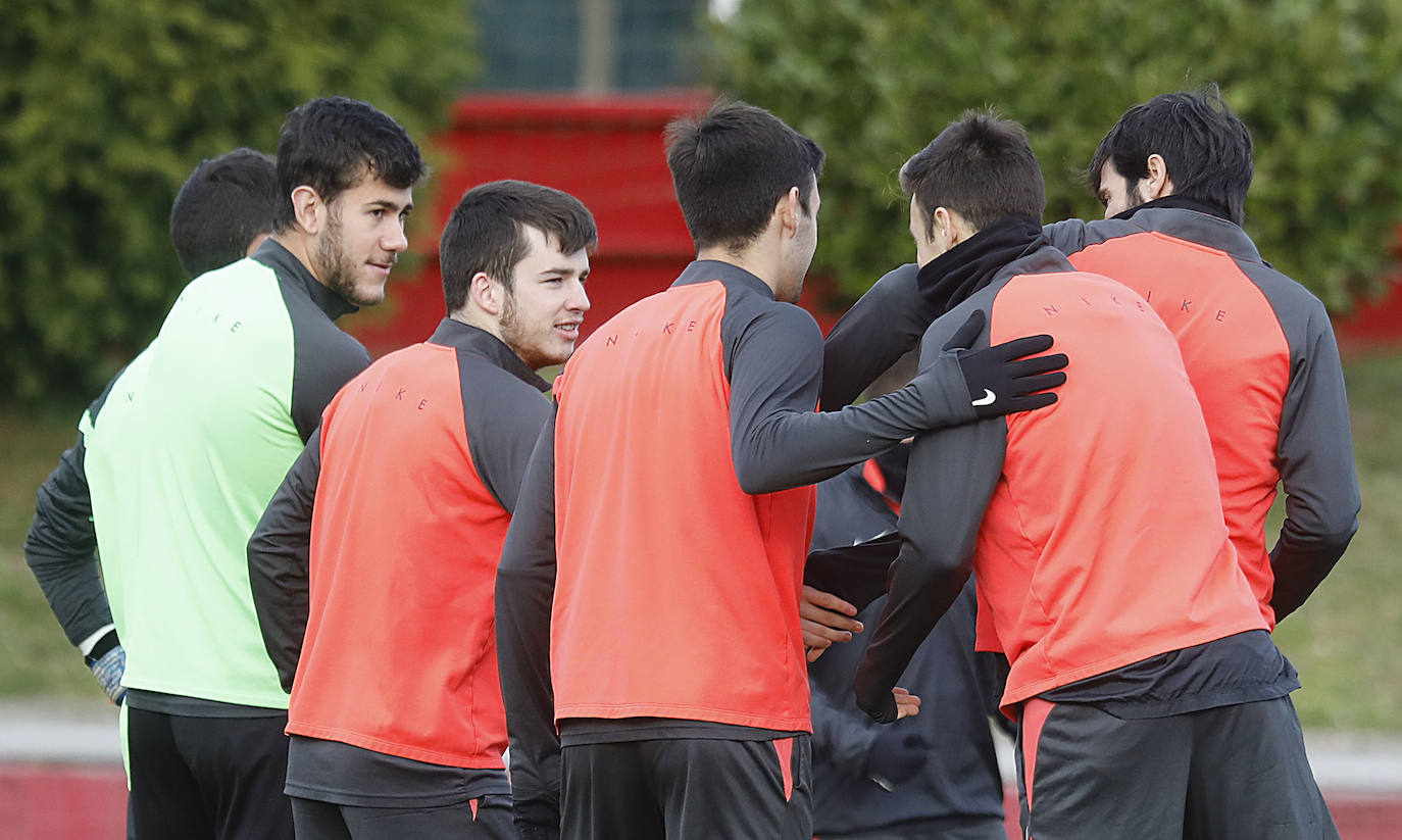 Fotos: Entrenamiento del Sporting (14/01/2021)