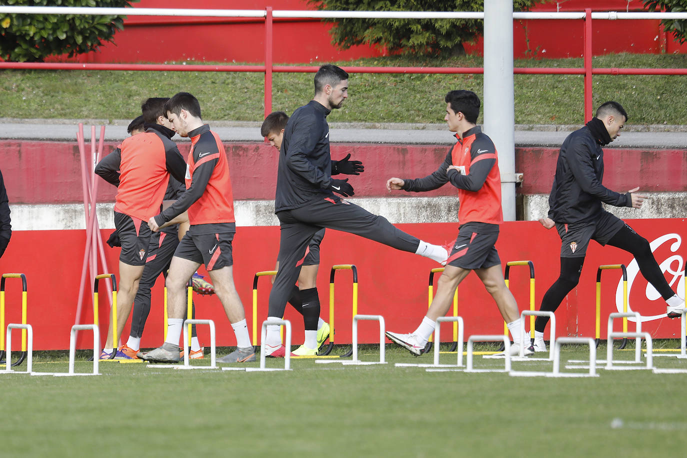 Fotos: Entrenamiento del Sporting (14/01/2021)