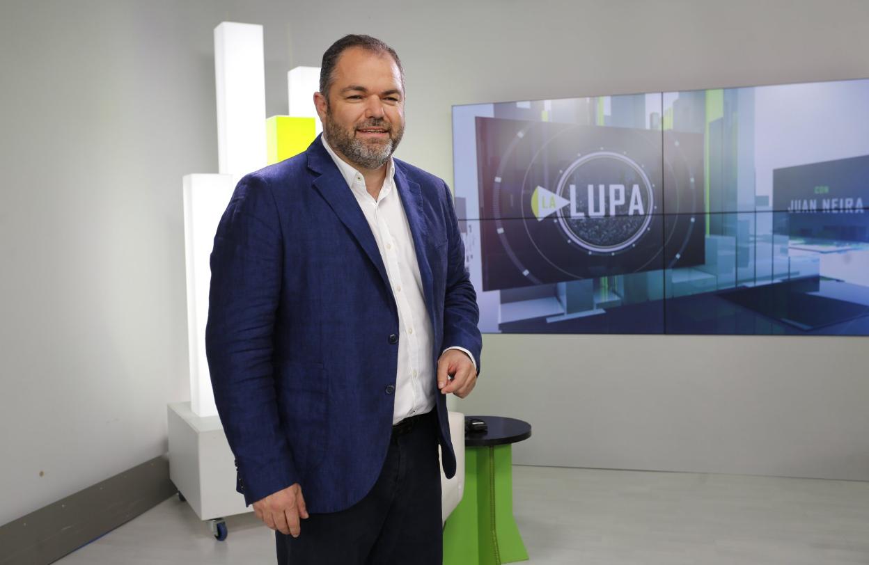 Carlos Paniceres, en una entrevista en Canal 10. 