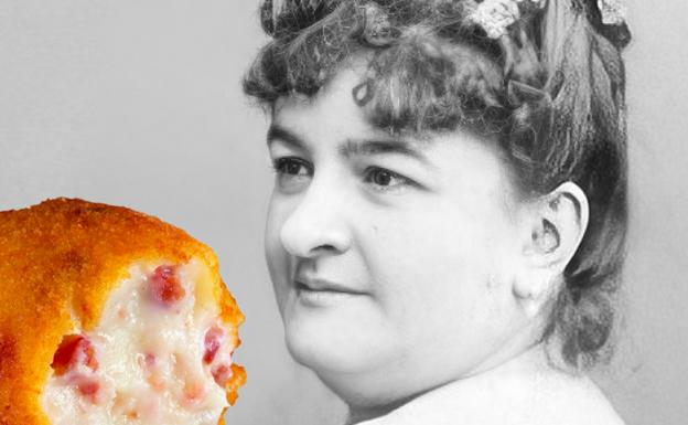 Emilia Pardo Bazán y las croquetas