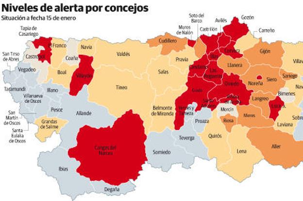 Cierres a medida en los concejos más afectados