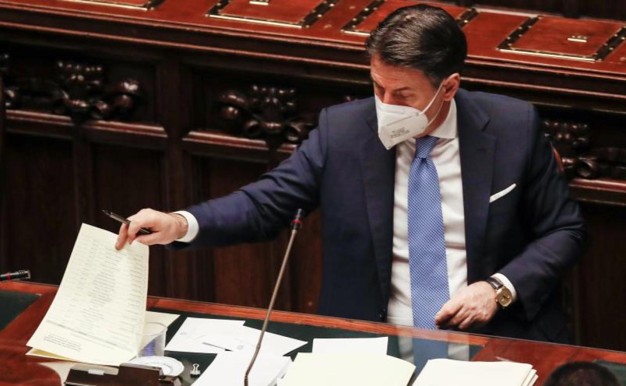 El jefe del Ejecutivo, Giuseppe Conte.