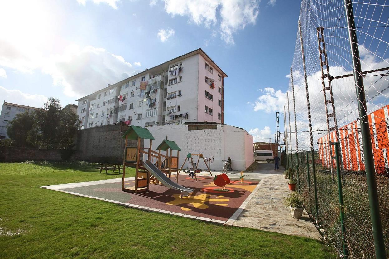 Parque de El Cueto, en Trasona. 