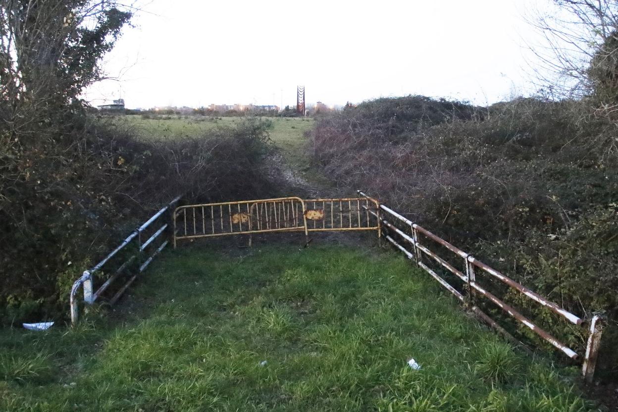 Parcela cuya titularidad pretende el Ayuntamiento. 