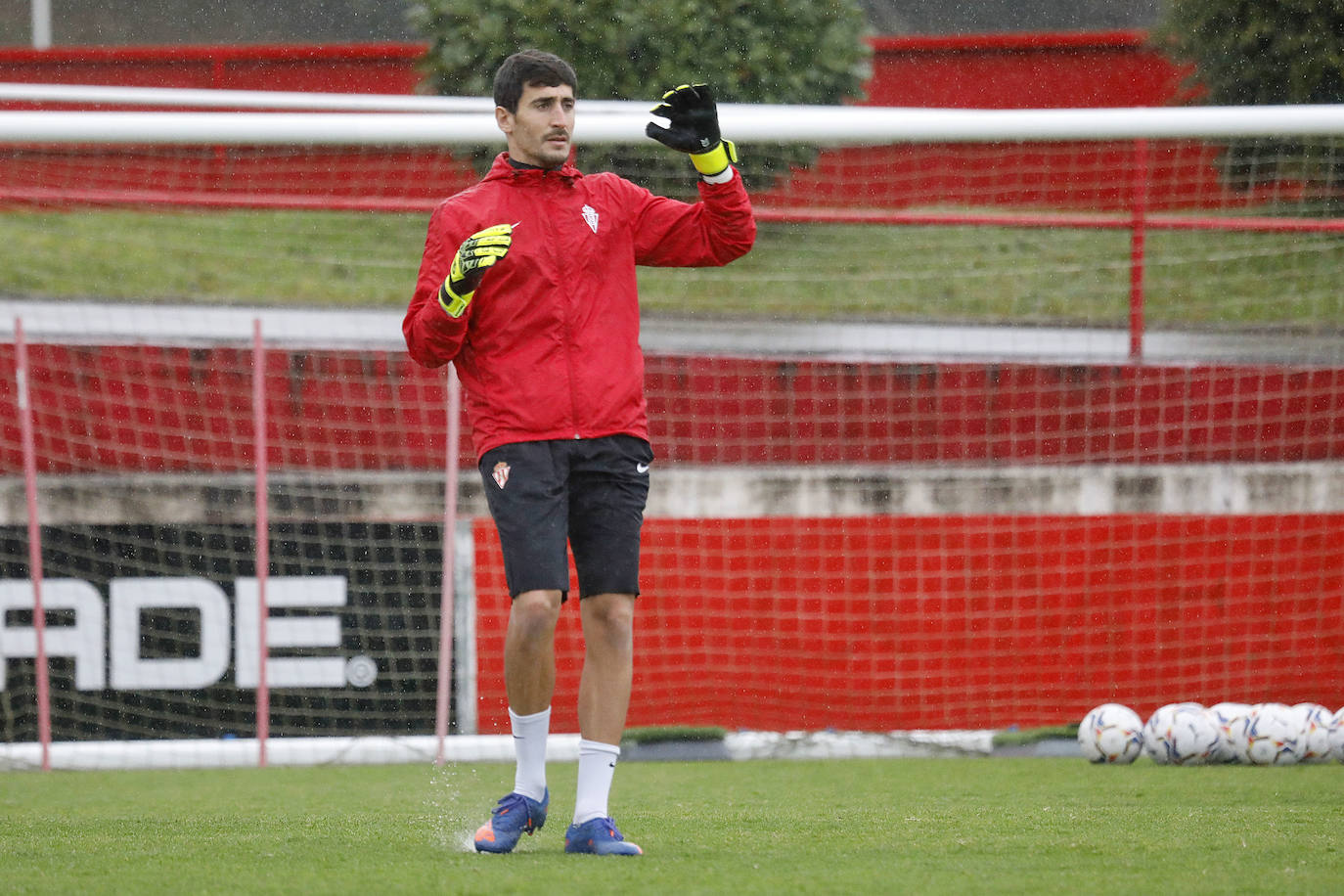 Los sportinguistas preparan su próximo partido ante el Cartagena