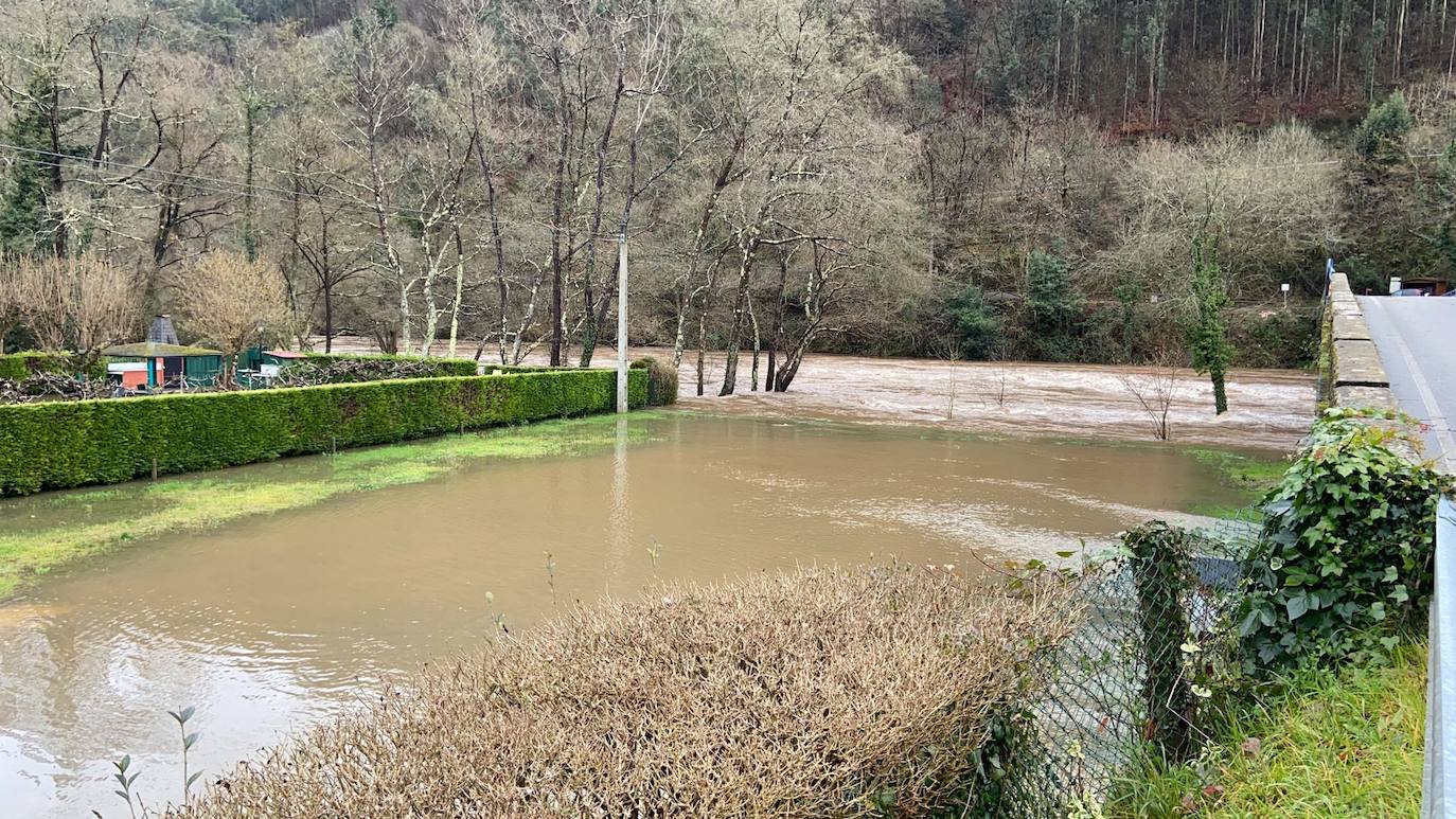 Fotos: Los estragos del deshielo y la lluvia incesante en Asturias