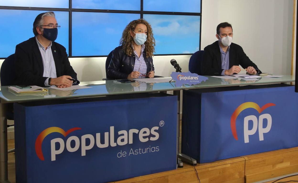Teresa Mallada, durante la rueda de prensa de este martes.