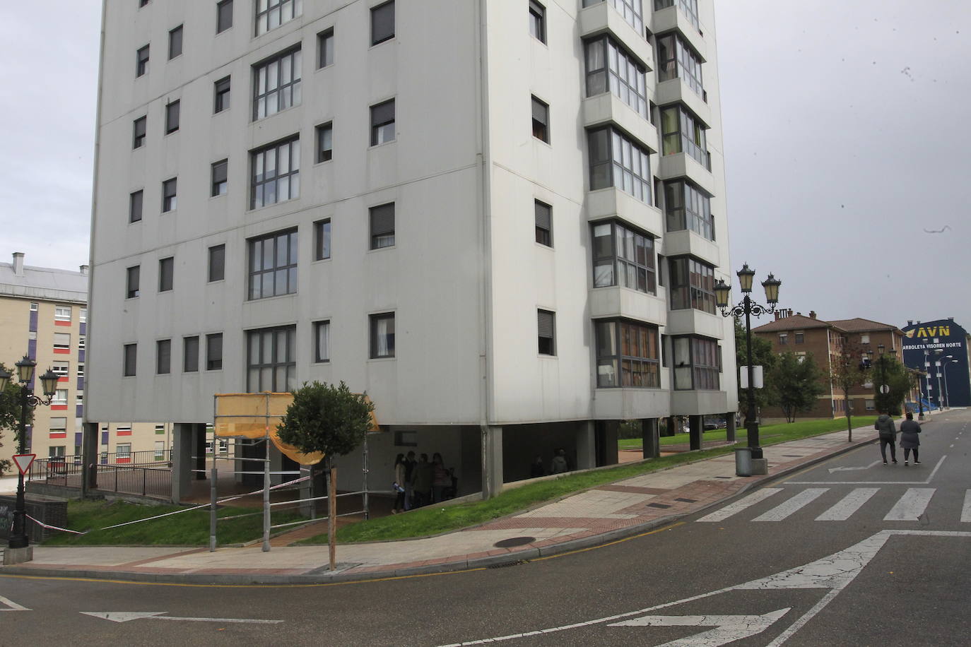 Edificio de Vipasa con deficiencias en La Corredoria