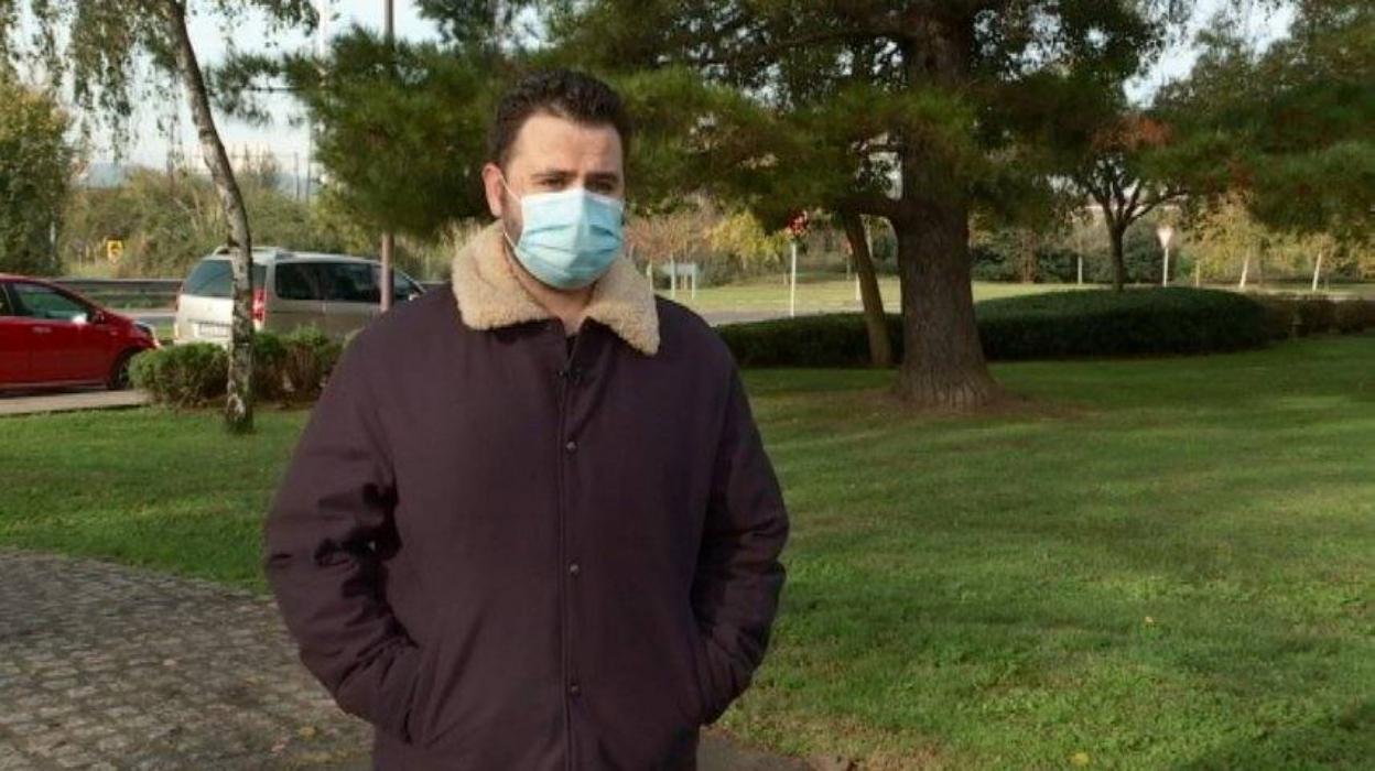 Pablo Riesgo Rivero, tras ser dado de alta en noviembre. 