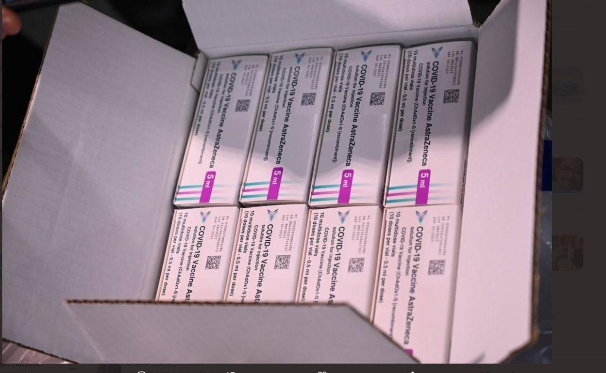 Asturias recibe las primeras 4.160 vacunas de AstraZeneca