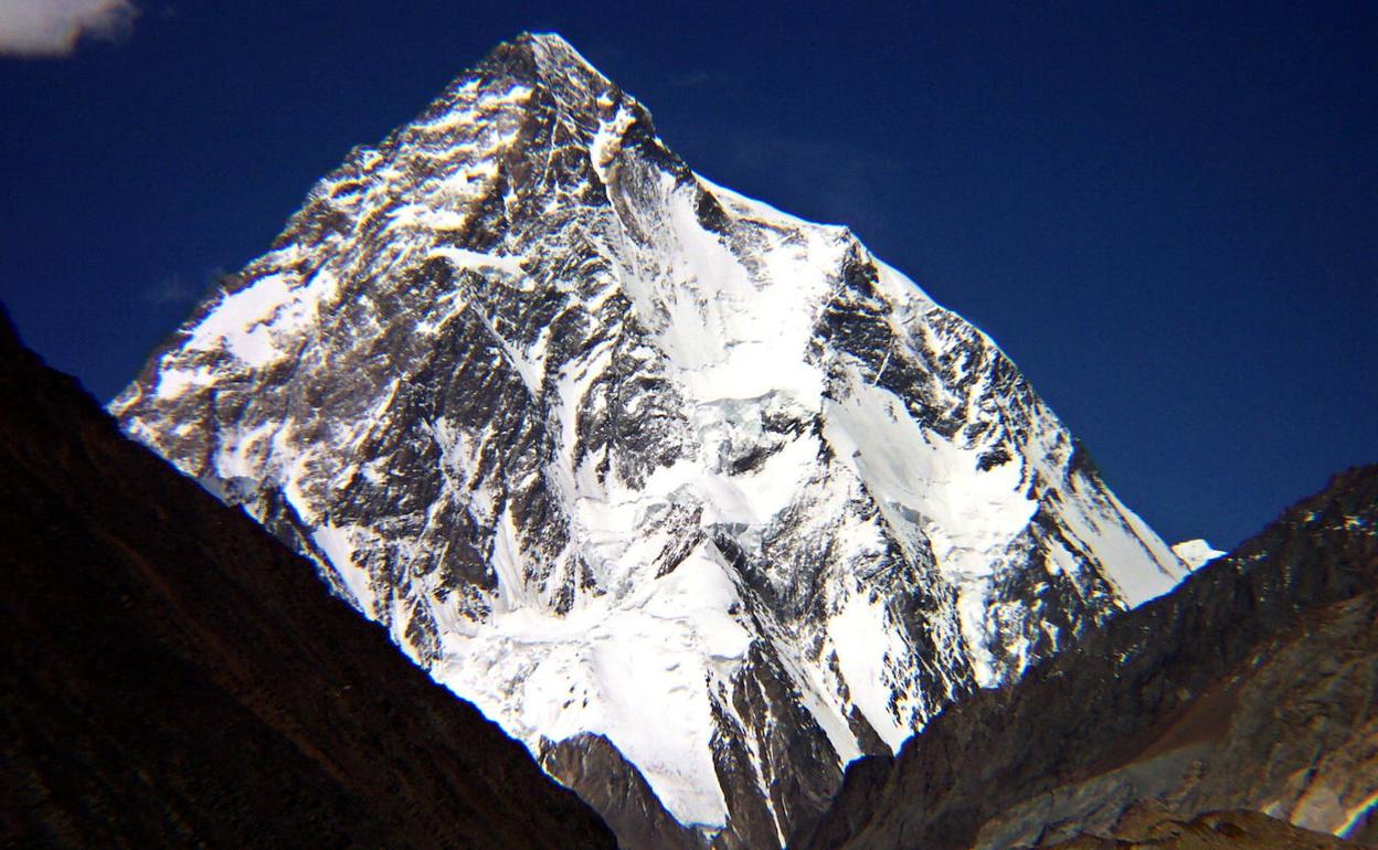 Vista del K2, la segunda montaña mas alta del mundo.