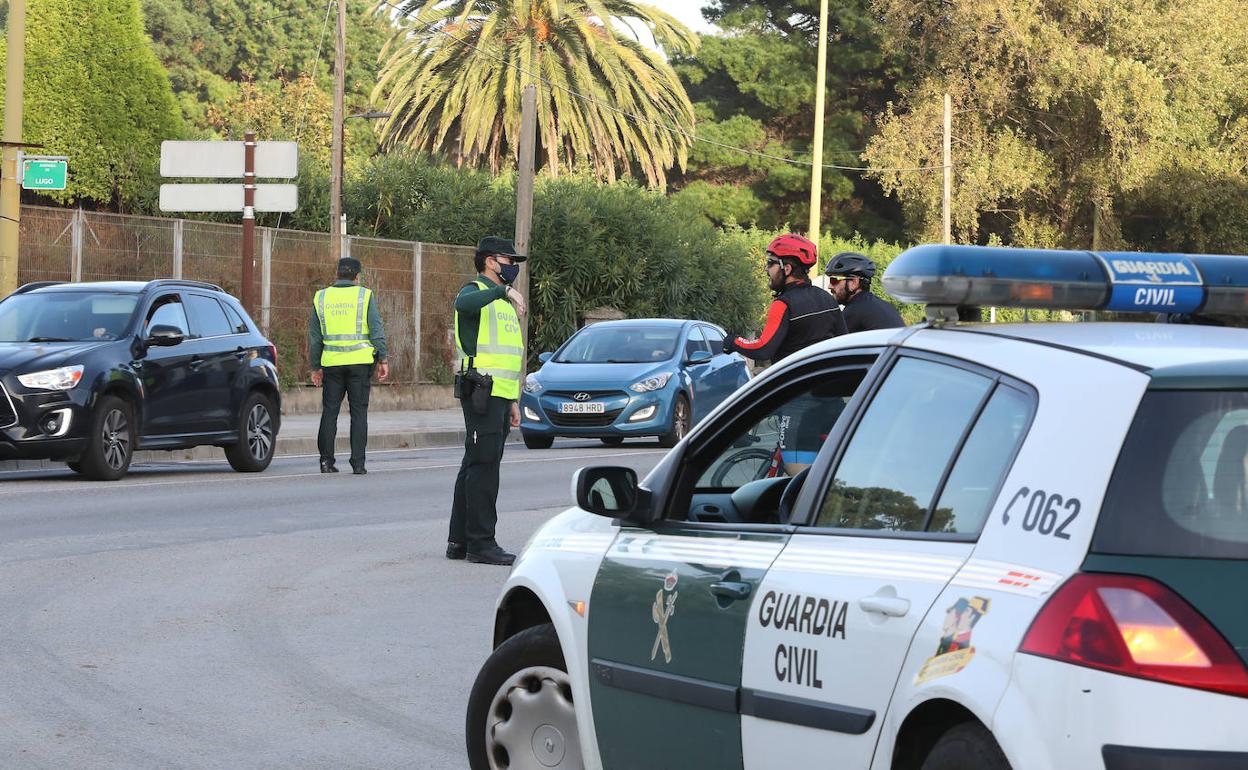 Control de la Guardia Civil.