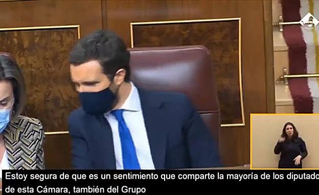 La frase de Adriana Lastra que hace asentir al PP y el inesperado giro que le deja a Casado sin saber cómo reaccionar