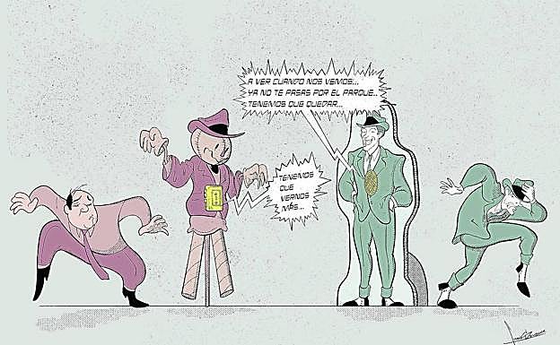 '¡Oye, tenemos que quedar!'