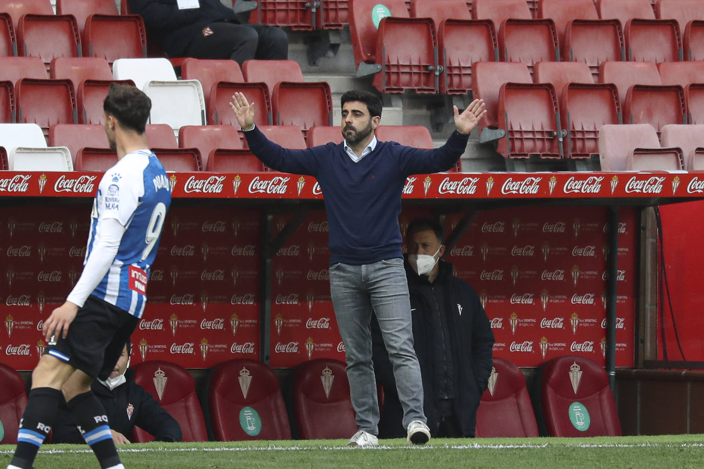 El Sporting suma un punto ante el gran candidato al ascenso esta temporada y sigue invicto en su estadio