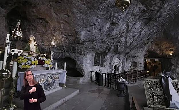 Covadonga estrena una guía para personas con discapacidad auditiva