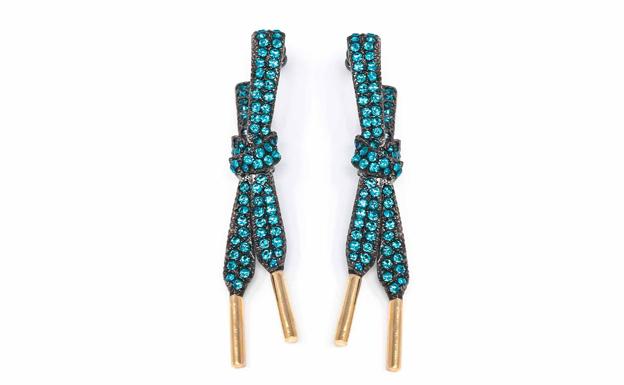 Pendientes 'Lace' Capri Blue