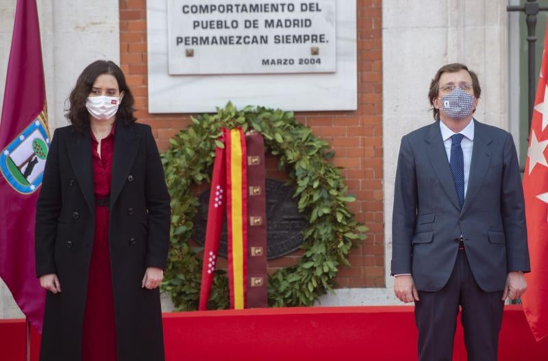 La presidenta de la Comunidad de Madrid, Isabel Díaz Ayuso, y el alcalde de Madrid, José Luis Martínez-Almeida