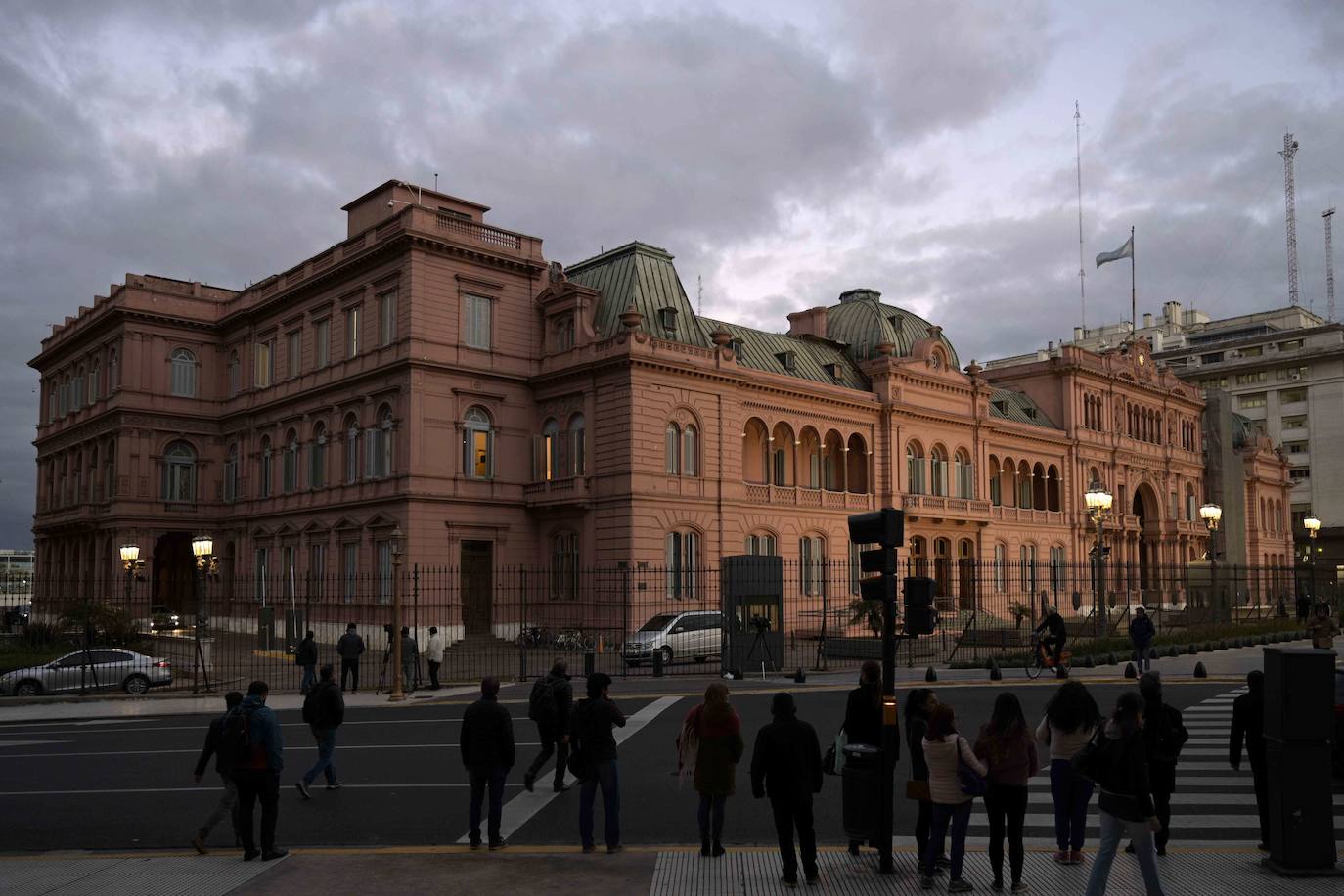 La Casa Rosada, sede del Poder Ejecutivo de Argentina, en Buenos Aires.