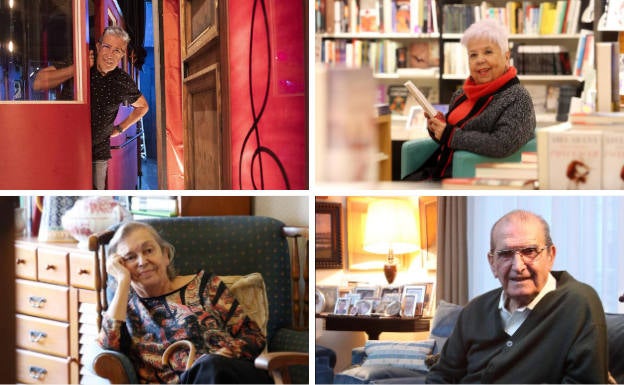 De izquierda a derecha y de arriba a abajo: Emilio Sagi, Concha Quirós, Carmen Ruiz-Tilve y Jaime Álvarez-Buylla