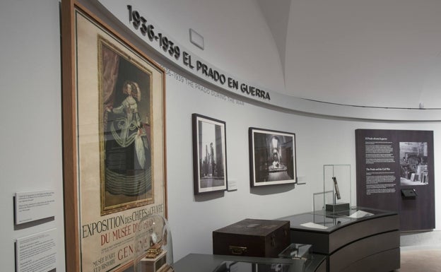 Espacio dedicado a la historia del museo en la Guerra Civil. 