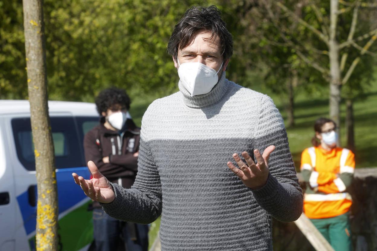 Alberto Ferrao, ayer, en Los Pericones. 