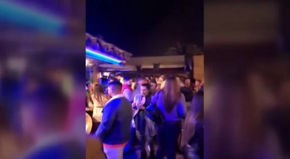 Una de las fiestas celebradas el pasado fin de semana. 