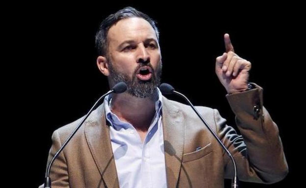 ´El líder de Vox, Santiago Abascal 