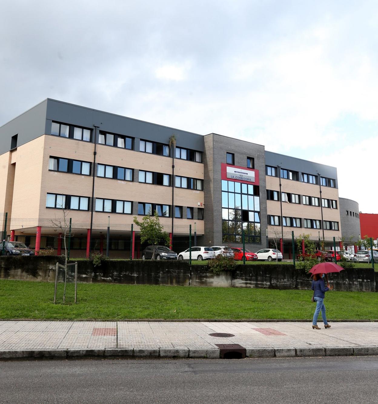 El instituto de La Corredoria. 