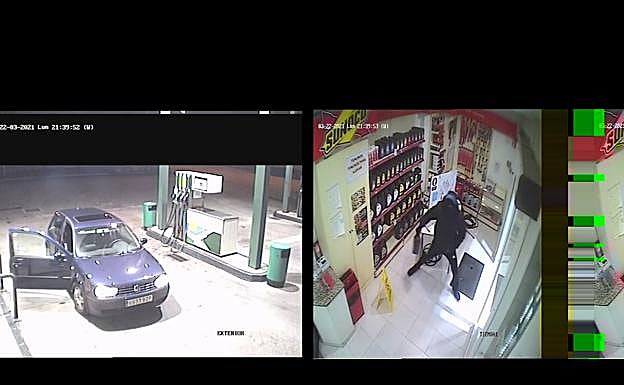 Así fue el atraco a la gasolinera de Tremañes