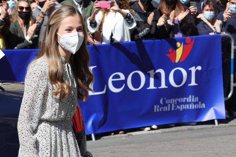 La Princesa Leonor ha presidido hoy su primer acto en solitario de su trayectoria institucional, la conmemoración del 30 aniversario del Instituto Cervantes. Ha estado acompañada por la vicepresidenta primera del Gobierno, Carmen Calvo y por el director del Instituto Cervantes, Luis Garcia Montero