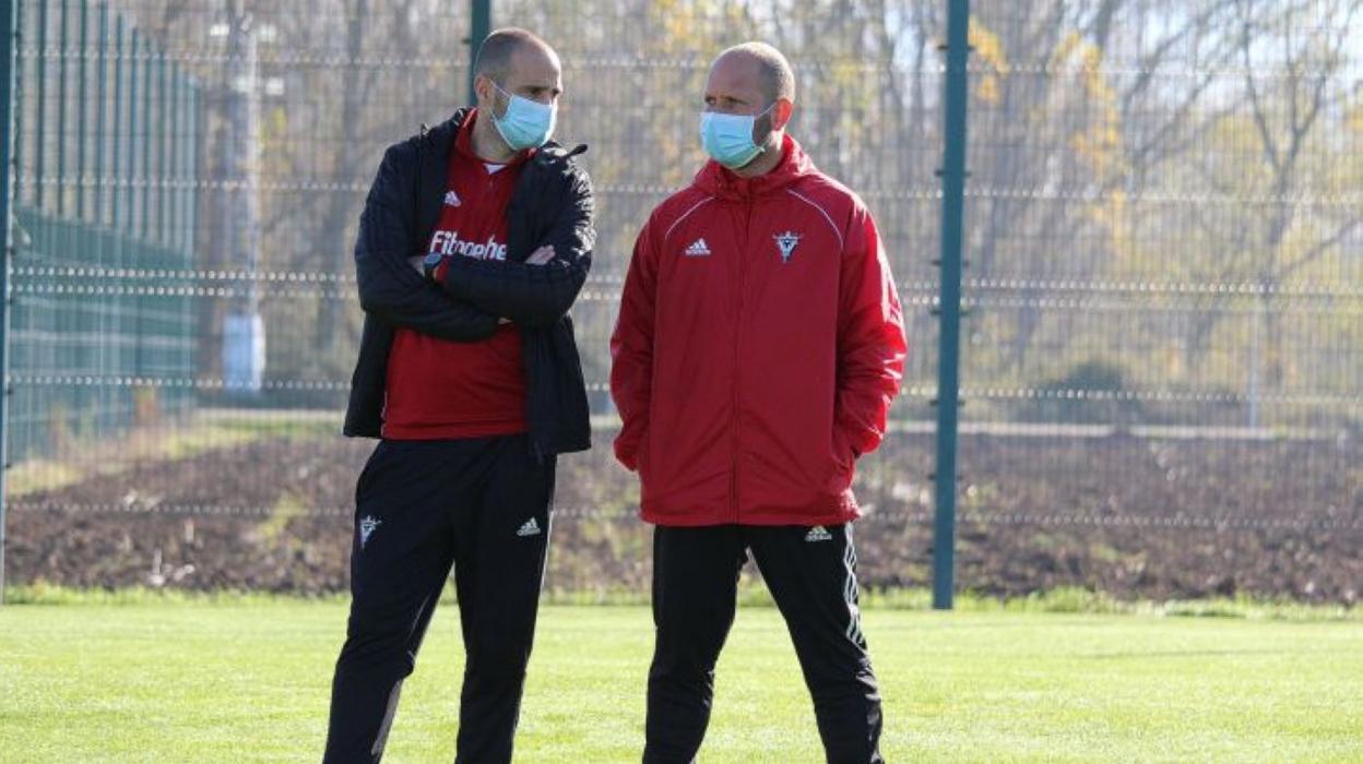 Pablo Álvarez y José Alberto en una imagen de esta temporada. 