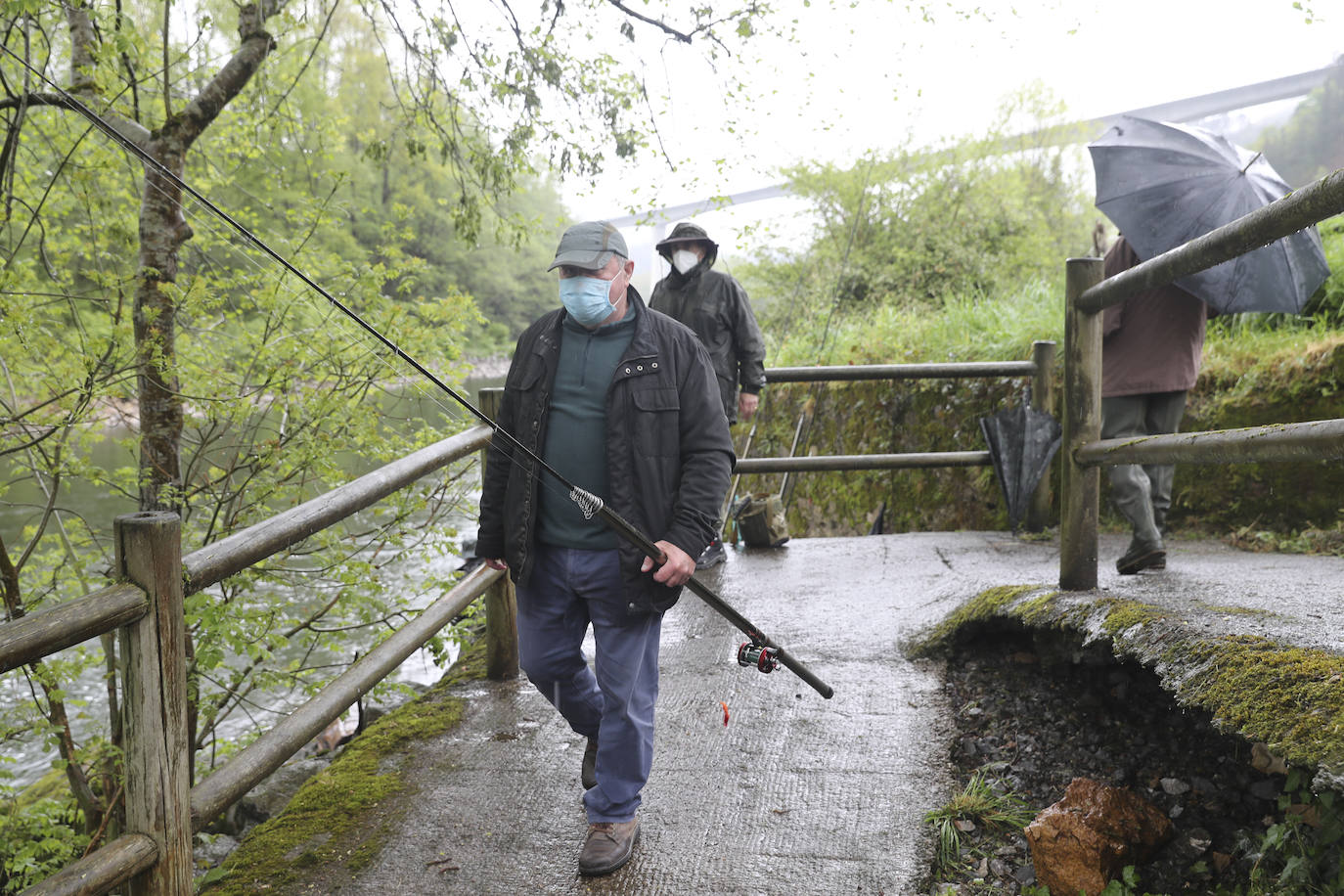 Decepción en el Eo con un salmón pescado en Louredal que no fue validado al comprobarse que era un zancado