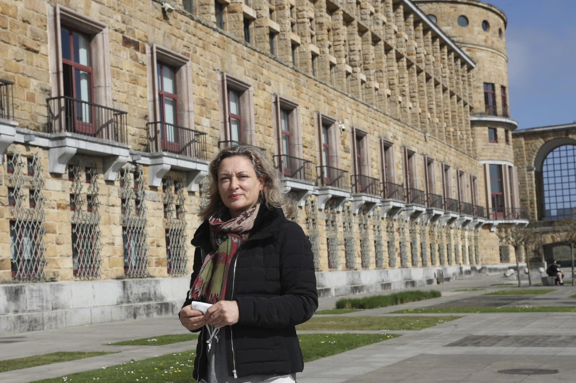 Cecilia Díaz Méndez, en la Laboral.