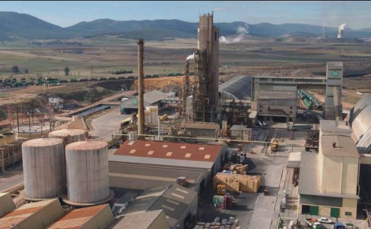 La planta de fertilizantes que Fertiberia tiene en Puertollano y que se prevé descarbonizar.
