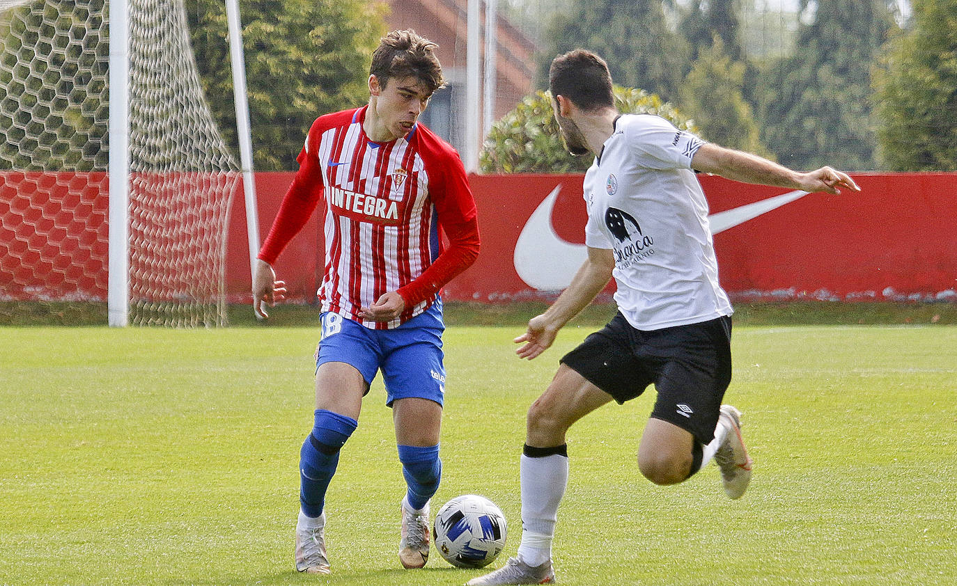 Un momento del partido disputado en Mareo