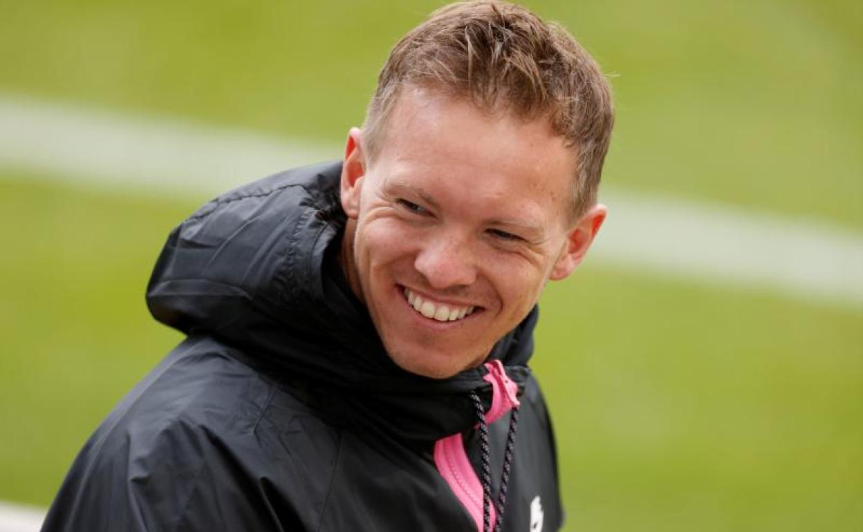 Julian Nagelsmann, técnico del Leipzig fichado por el Bayern para las próximas cinco temporadas. 