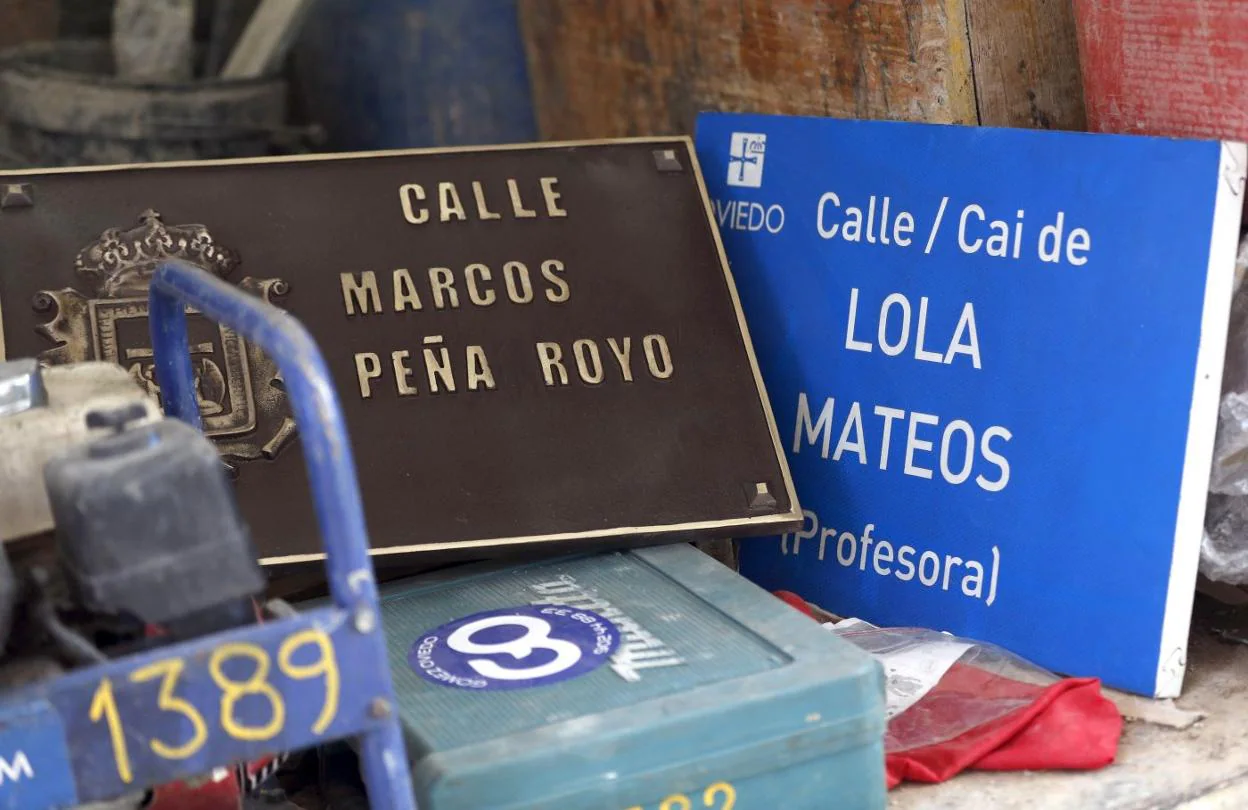 La reposición de la calle Marcos Peña Royo por Lola Mateos. 