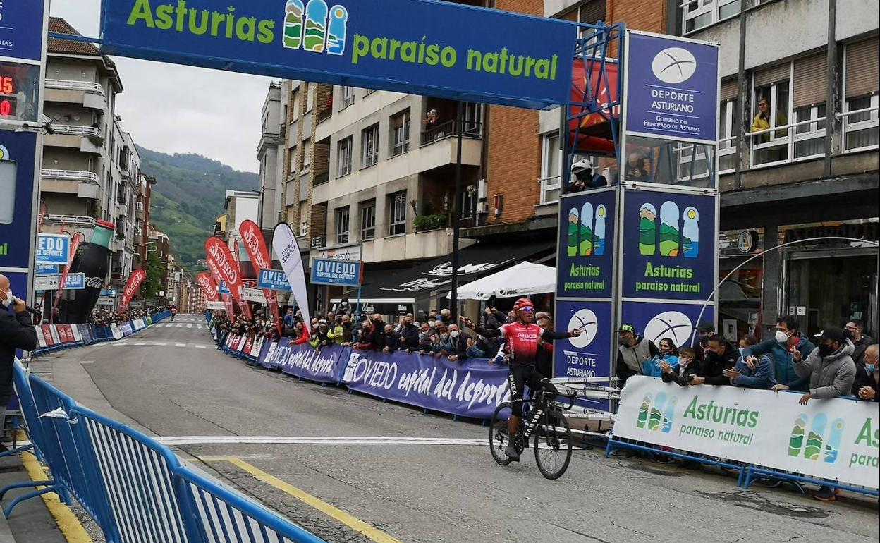 Nairo Quintana, entrando vencedor