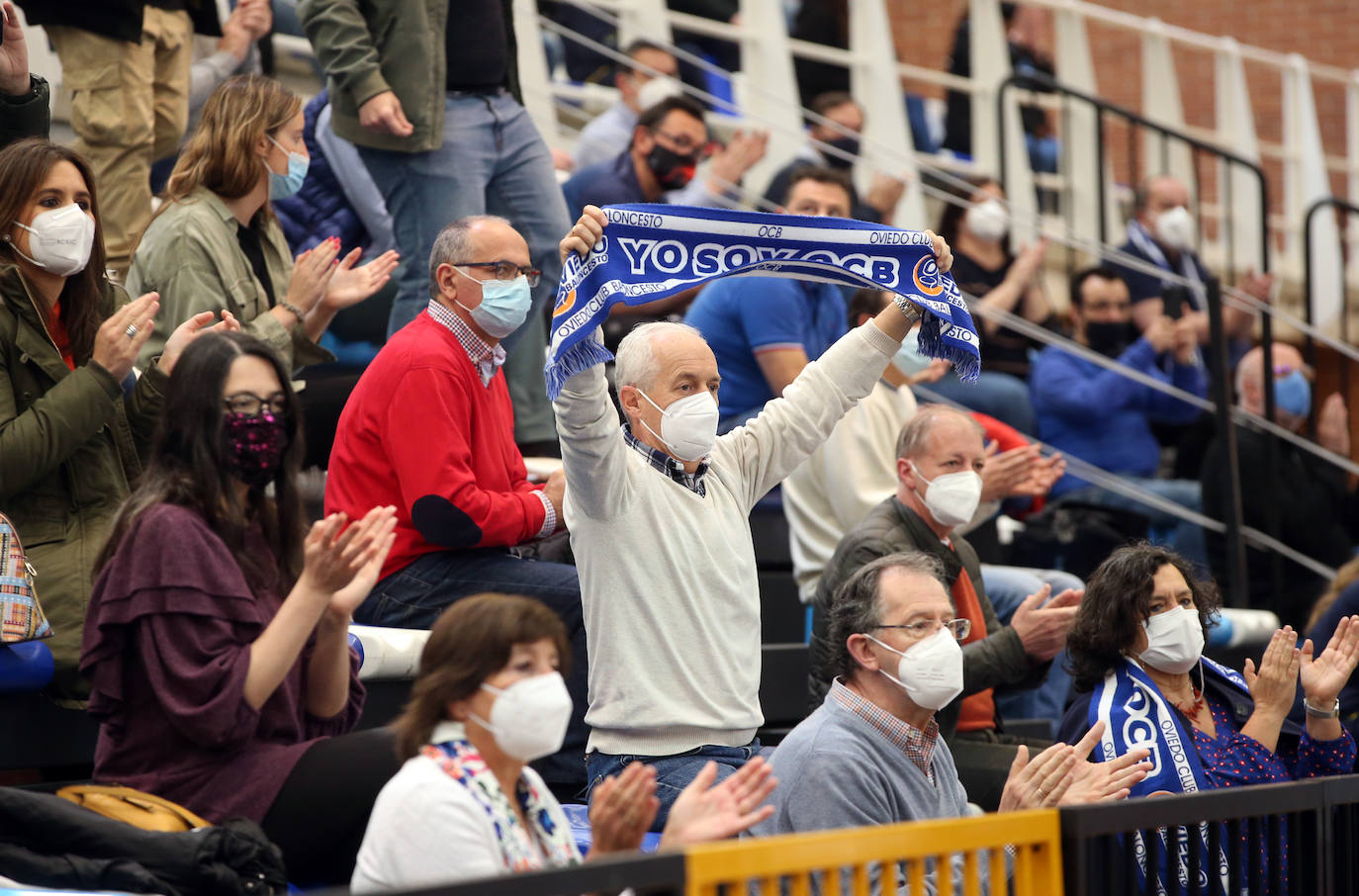 El Liberbank Oviedo jugará por el ascenso a la Liga ACB tras remontar al Almansa (92-87)